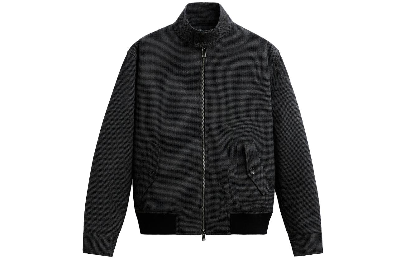 ZARA Solid Color Casual Fashion Jacket - Gray/Blue 06861390055-33