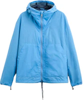 ZARA Solid Color Casual Hooded Long-Sleeve Jacket Men’s Blue 3918508-400 ZARA Solid Color Casual Hooded Long-Sleeve Jacket Men’s Blue 3918508-400