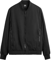 ZARA Solid Color Casual Long Sleeve Jacket BLACK 3918400-800 ZARA Solid Color Casual Long Sleeve Jacket BLACK 3918400-800