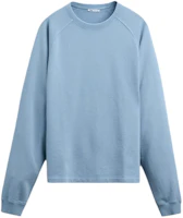 ZARA Solid Color Comfortable Long-Sleeve Sweatshirt Blue 4087435-400 ZARA Solid Color Comfortable Long-Sleeve Sweatshirt Blue 4087435-400