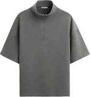 ZARA Solid Color Stand Collar Pullover Short-Sleeve Sweatshirt Grey 2795310-809 ZARA Solid Color Stand Collar Pullover Short-Sleeve Sweatshirt Grey 2795310-809