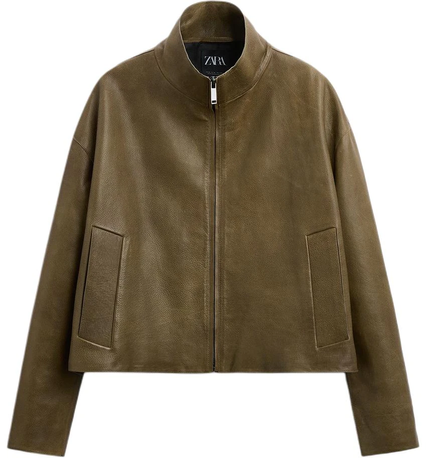 zara-solid-olive-green-comfortable-long-sleeve-casual-jacket-2521203-528