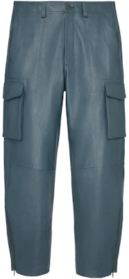 ZARA SRPLS 宽松多袋真皮长裤 深墨绿 05479915442-33 Buy ZARA SRPLS 宽松多袋真皮长裤 深墨绿 05479915442-33