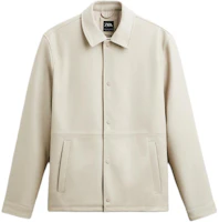 ZARA Washed White Casual Solid Long-Sleeve Collar Jacket 8281345-251 ZARA Washed White Casual Solid Long-Sleeve Collar Jacket 8281345-251