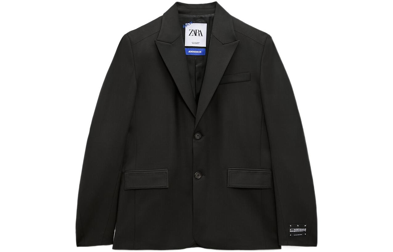 ZARA x ADER ERROR Black Single-Breasted Blazer Unisex Collab Long-Sleeve Jacket 2007455800