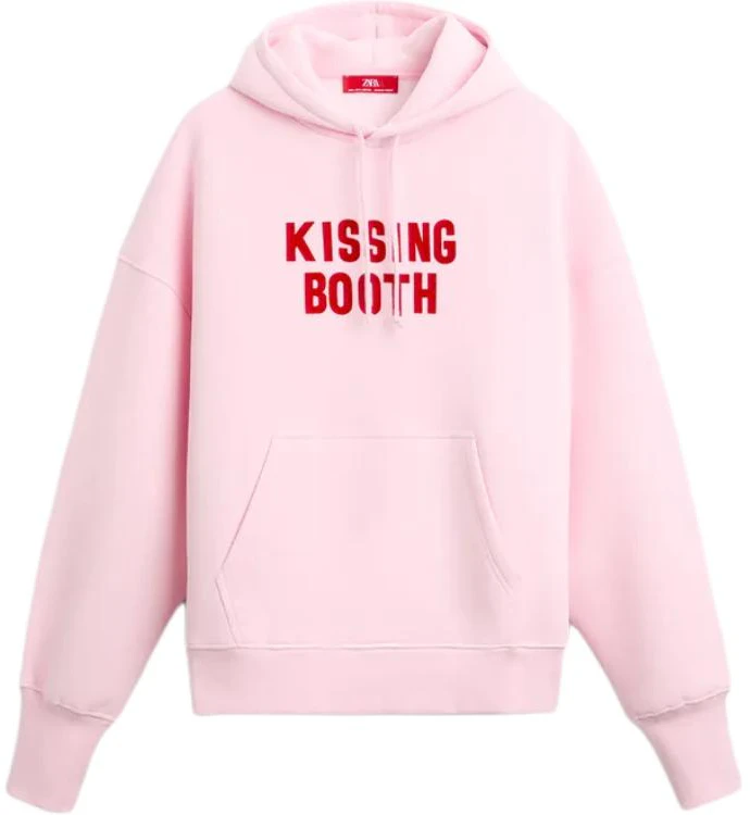 zara-x-harry-lambert-pink-logo-print-hoodie-with-kangaroo-pocket-unisex-fw-24-00962397-620