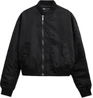 ZARA x Limited Edition Minimalist Zip-Up Jacket Black () 8281600-800 ZARA x Limited Edition Minimalist Zip-Up Jacket Black () 8281600-800