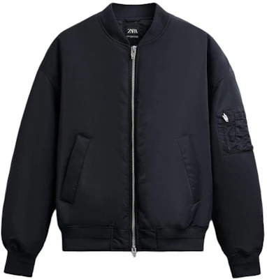 ZARA 拉鍊飛行夾克 - 空氣藍 8281842-401 Buy ZARA 拉鍊飛行夾克 - 空氣藍 8281842-401