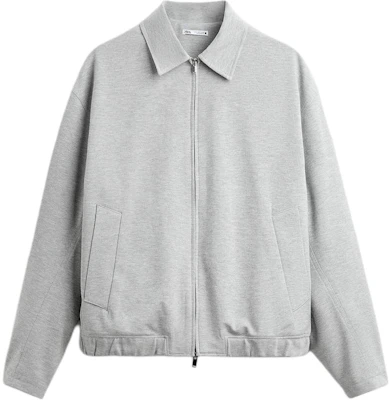 ZARA Jaket Lengan Panjang Kasual Resleting Kerah Abu Muda 05892435-35 Buy ZARA Jaket Lengan Panjang Kasual Resleting Kerah Abu Muda 05892435-35