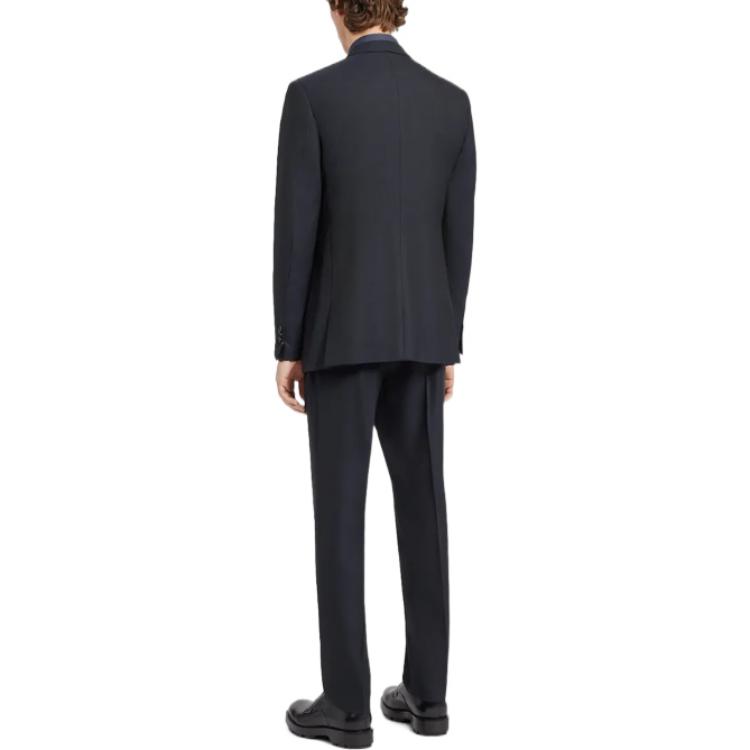 Shop 제냐 15milmil15 FW22 블랙 싱글 브레스티드 슈트 세트 (팬츠 포함). C22571-221225