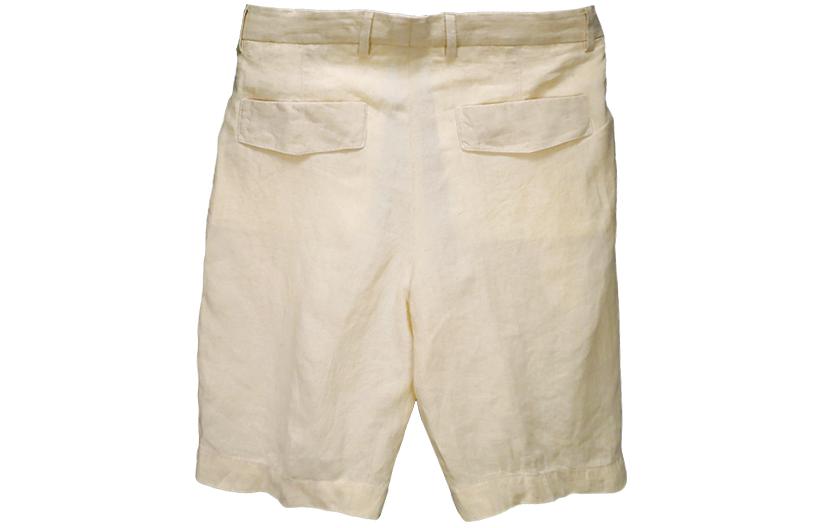 Lookbook Zegna 米色中腰直筒休閒短褲 UDI32A7-TB05-N03
