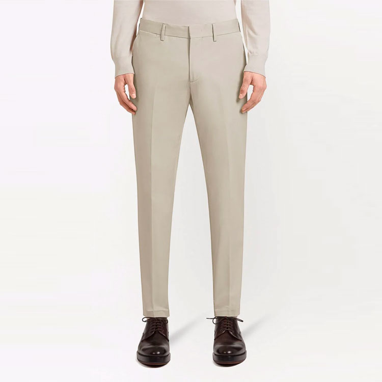 Lookbook Zegna 米色直筒休閒長褲 U8I03-TR14-837