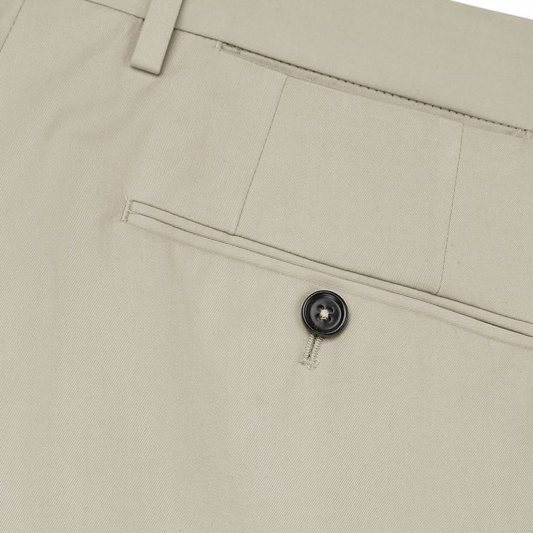 Cheap Zegna 米色直筒休閒長褲 U8I03-TR14-837