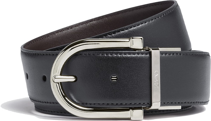 Zegna 黑/棕雙面皮帶 - 3.5cm寬 LHVIC-B008PZ-NTM Buy Zegna 黑/棕雙面皮帶 - 3.5cm寬 LHVIC-B008PZ-NTM