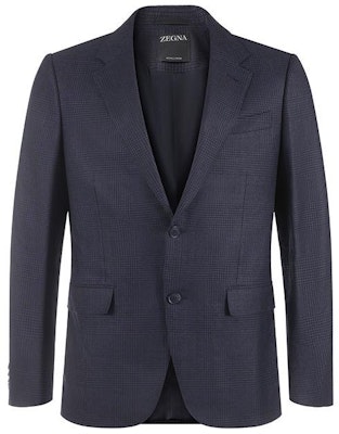 제냐 블랙 체크 싱글 브레스트 수트 세트 (긴 소매 & 팬츠) 61651-3A6221-225 Lookbook 제냐 블랙 체크 싱글 브레스트 수트 세트 (긴 소매 & 팬츠) 61651-3A6221-225