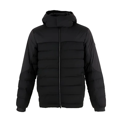 Zegna Black Detachable Hood Puffer Jacket with Full Zip. VV051-ZZT06-2K09