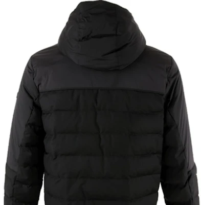 Zegna 黑色可拆帽羽絨外套全拉鍊設計。 VV051-ZZT06-2K09 Sizing Zegna 黑色可拆帽羽絨外套全拉鍊設計。 VV051-ZZT06-2K09