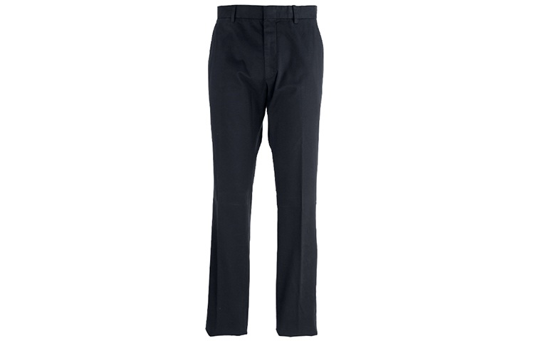 Zegna  Black Mid-Rise Cotton Casual Pants UAI17TR00990 圖 2