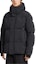 Purchase Zegna Jaket Puffer Hitam dengan Hood, Zip Penuh Kasual Down Outerwear. UATA7-ACT424-K09
