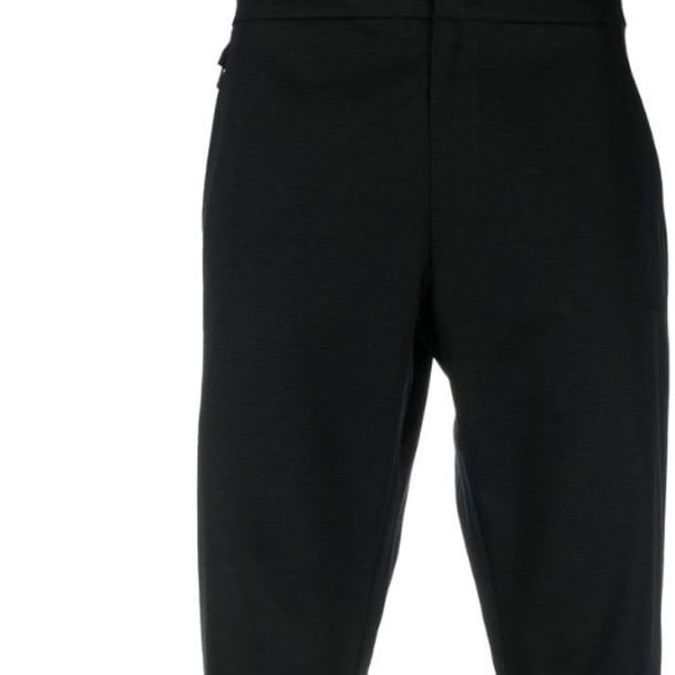 Sizing Zegna 黑色修身直筒中腰休閒長褲 UA502ESCPA8