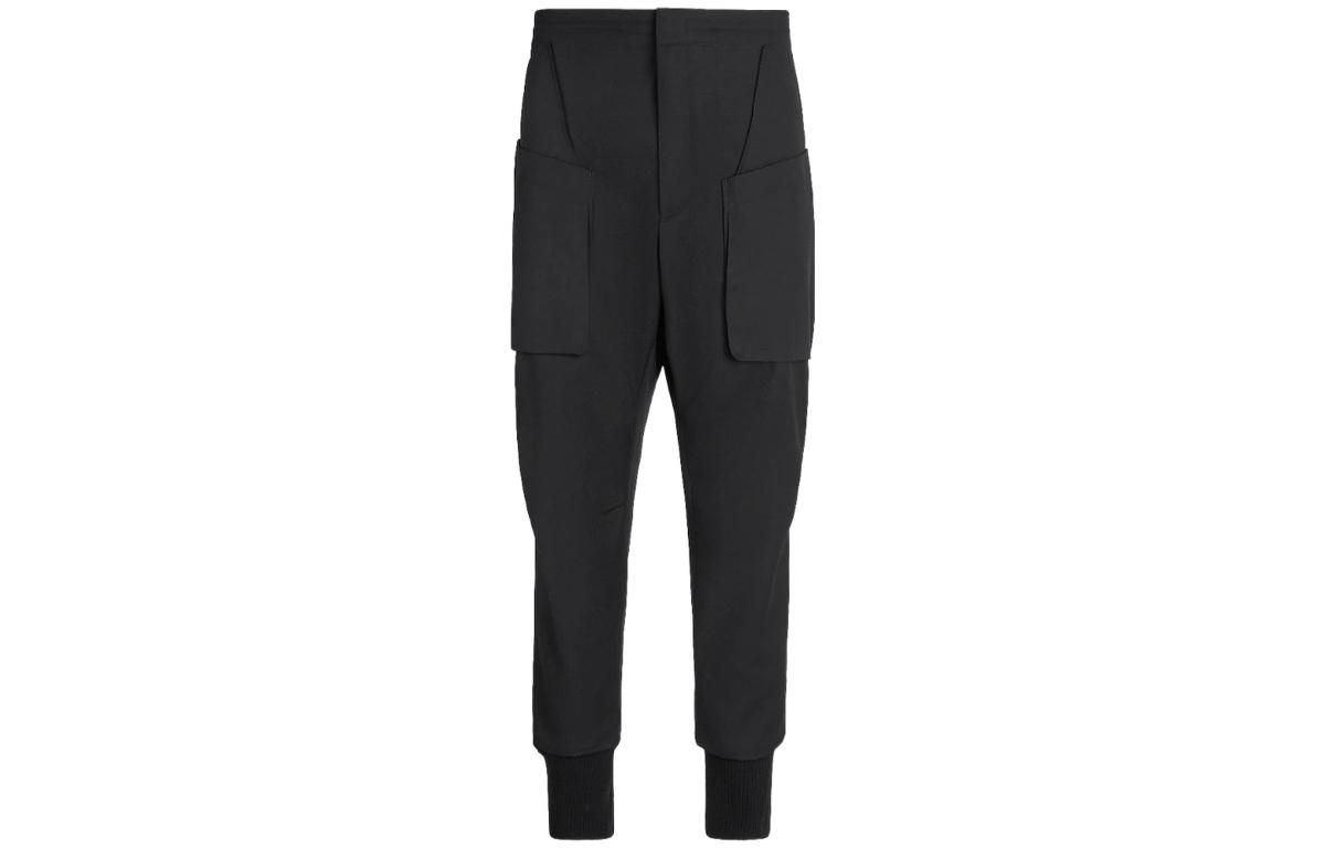 Order Zegna 黑色大口袋運動針織長褲 UAI08-ACT02-K09