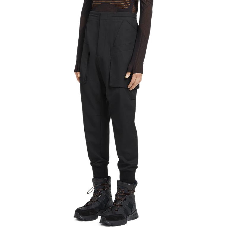 Purchase Zegna 黑色大口袋運動針織長褲 UAI08-ACT02-K09