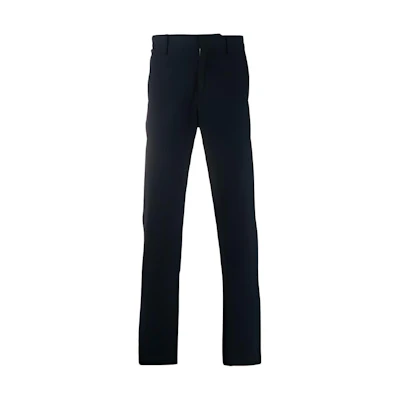 Zegna Black Solid Color Cotton Casual Pants. UVI14T-R14-839