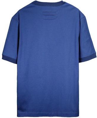 Zegna 藍色圓領口袋純色直筒版型T恤 UD379A-7D715-B07 Lookbook Zegna 藍色圓領口袋純色直筒版型T恤 UD379A-7D715-B07