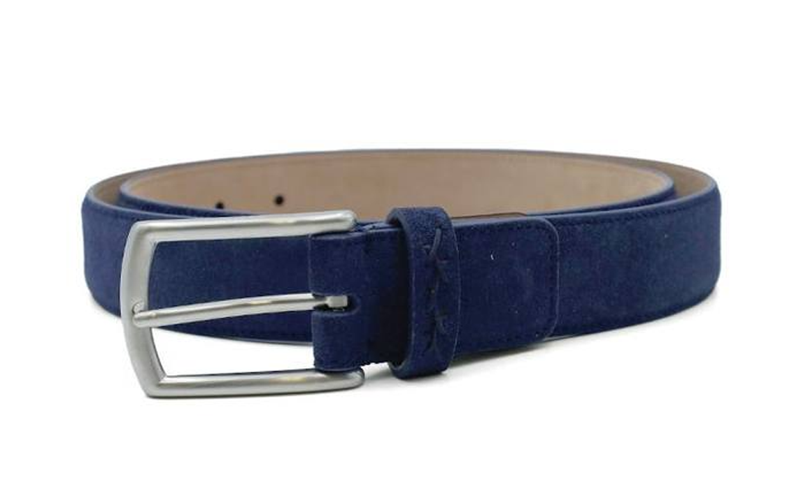 Order 傑尼亞棕色皮帶簡約針扣-3.2cm休閒舒適款 LHCASB014AZCON