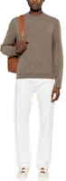 Lookbook Zegna 棕色素色圓領修身毛衣 UEB6MA810S-V94