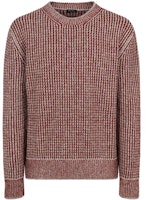 Zegna Brown Striped Crewneck Long Sleeve Knit Sweater UCK53A-6110-140 Zegna Brown Striped Crewneck Long Sleeve Knit Sweater UCK53A-6110-140