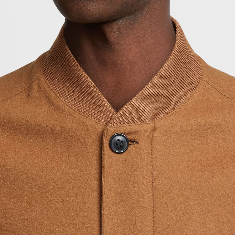 Details for Zegna Jaket Coklat Kasual Single-Breasted Lelaki. UCT46A6-C119-155