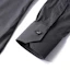 Shop Zegna Charcoal Gray Solid Button-Up Long Sleeve Shirt 60105-9A69MS-0BA