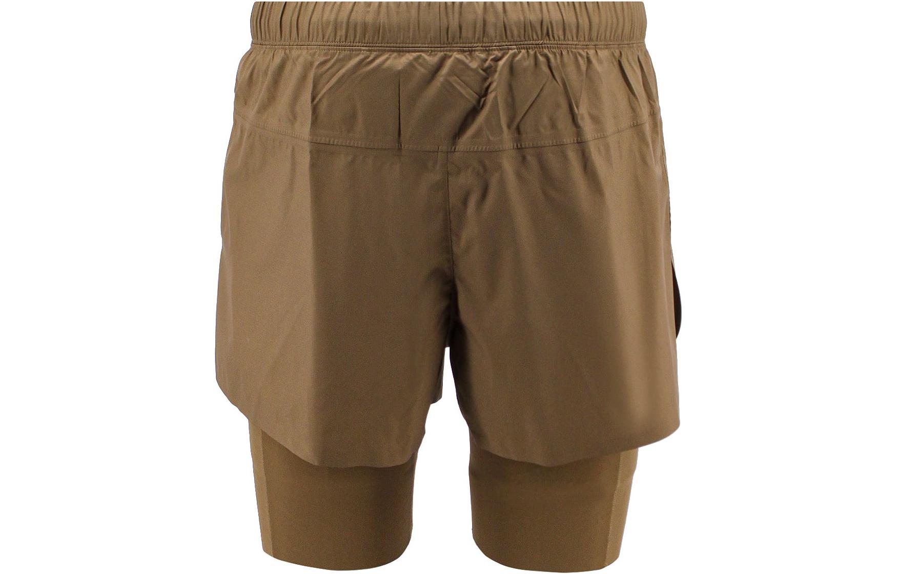 Lookbook _Zegna 彈性腰帶層次短褲附品牌印花 棕色。_ UBTC8A5NORTR1N07