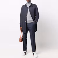 Lookbook Zegna 灰色羊絨高領羊毛衫長袖毛衣 U7J00120-K95