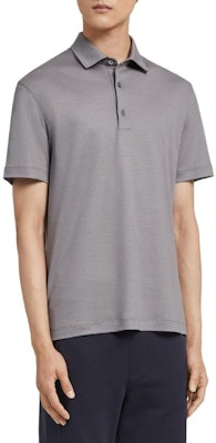 Zegna Baju Polo Lengan Pendek Kelabu Plain. UA345-ACT724-K05 Shop Zegna Baju Polo Lengan Pendek Kelabu Plain. UA345-ACT724-K05