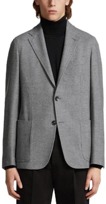 Zegna 灰色單排扣休閒西裝外套 E7C24-SDF-310 Lookbook Zegna 灰色單排扣休閒西裝外套 E7C24-SDF-310