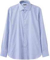 Zegna Light Blue Cotton Twill Long Sleeve Shirt Gift Set 80134-2A89MS-0JI Zegna Light Blue Cotton Twill Long Sleeve Shirt Gift Set 80134-2A89MS-0JI