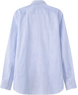 Zegna 淺藍條紋棉質長袖襯衫禮盒版 80104-6A89MS-0JI Lookbook Zegna 淺藍條紋棉質長袖襯衫禮盒版 80104-6A89MS-0JI