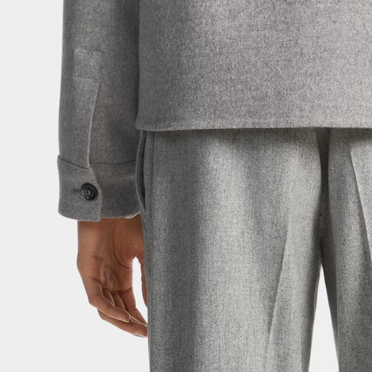 Details for Zegna 淺灰色單排扣休閒工作外套 656C5-3A61EH-TQ0