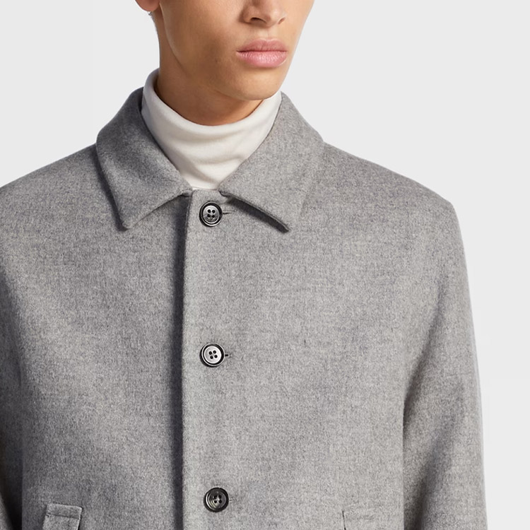 Sizing Zegna 淺灰色單排扣休閒工作外套 656C5-3A61EH-TQ0