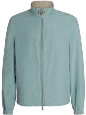 Zegna 淺綠色高領拉鍊外套 UBT52A-5B1-32B Lookbook Zegna 淺綠色高領拉鍊外套 UBT52A-5B1-32B