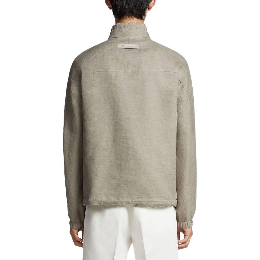 Purchase Zegna 淺綠色高領拉鍊外套 UBT52A-5B1-32B