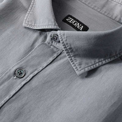 ゼニア ライトグレー無地ストレートカット長袖ボタンダウンシャツ UCX13A6-SRF6-003 Purchase ゼニア ライトグレー無地ストレートカット長袖ボタンダウンシャツ UCX13A6-SRF6-003