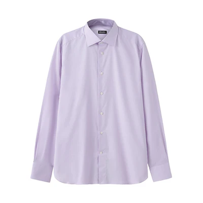 Zegna Light Pink Cotton Long Sleeve Shirt Gift Box Edition. 80135-1A89MS-0JI