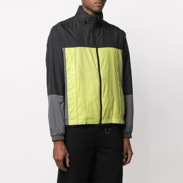 Shop Chaqueta Ligera Zegna Colorblock Negra VU006Z-ZT090-131