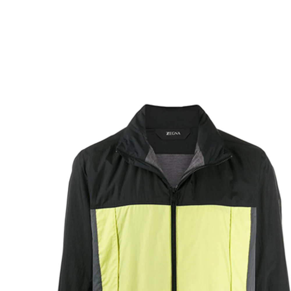 Details for Chaqueta Ligera Zegna Colorblock Negra VU006Z-ZT090-131