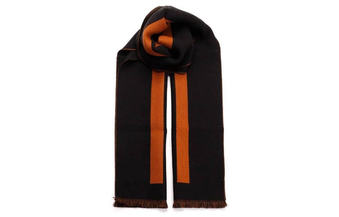 Zegna  Luxury Classic Black Wool Scarf. Z6L49SA624ABK1