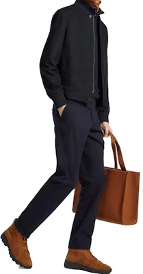 Zegna Mid-Rise Straight-Leg Casual Pants with Zipper. UCI14A6-TR14-009 7