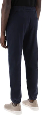 傑尼亞 海軍藍印花設計棉質運動長褲 UD522-A7DPA7-B09 Purchase 傑尼亞 海軍藍印花設計棉質運動長褲 UD522-A7DPA7-B09